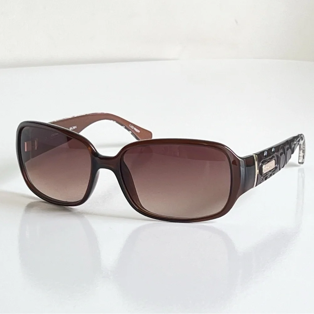 Coach Women's Brown Sunglasses UV400 Protection - Picture 14 of 14